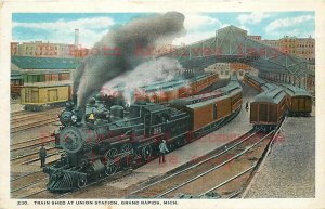 MI, Grand Rapids, Michigan, Union Station, Train Shed, Train No 388