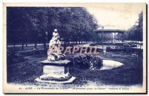 Agen - The Gravel Walk - Old Postcard
