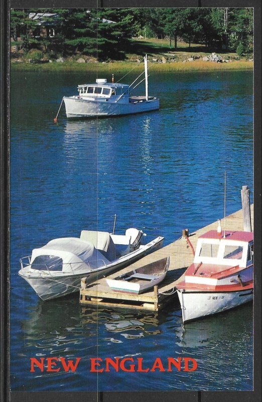 New England - Peaceful Anchorage - Quaint Harbor Scene - [MX-279]