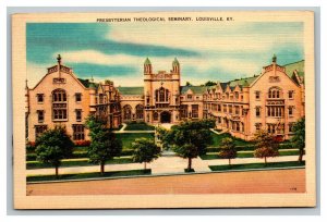 Vintage 1940's Postcard Presbyterian Theological Seminary Louisville Kentucky