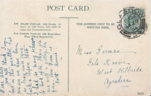 Genealogy Postcard - Gorman - Gale Knowe - West Kilbride - Ayrshire - Ref 4484A