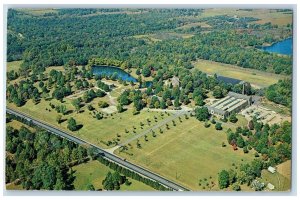 Terre Haute Indiana IN Postcard Aerial View Of Rose Polytechnic Institute 1965