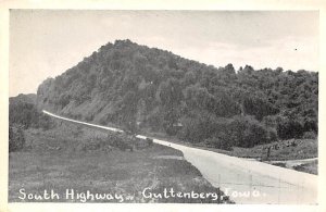 South Highway real photo Guttenberg, Iowa  