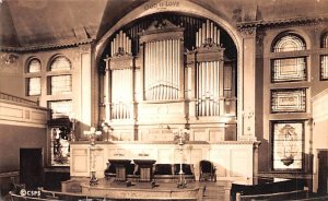 Organ, Mother Church, Real Photo Boston, Massachusetts, USA 1947 