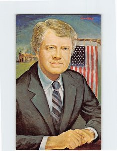 Postcard Jimmy Carter, 39th U.S. President By Morris Katz