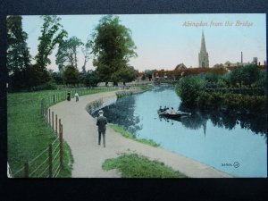 Oxfordshire ABINGDON from the Bridge c1905 Postcard by Valentine 36302JV