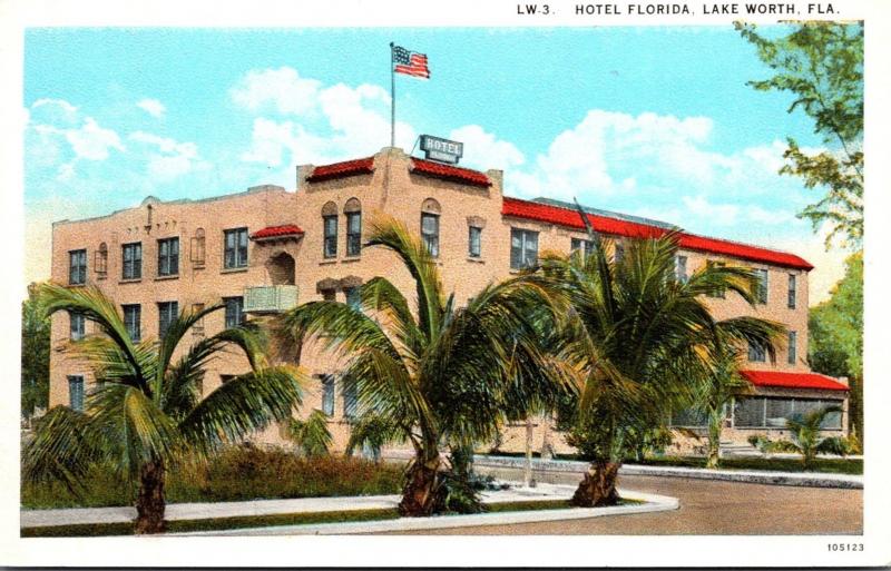 Florida Lake Worth Hotel Florida Curteich