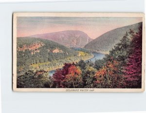 Postcard Delaware Water Gap, Pennsylvania