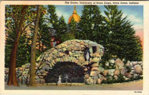 Postcard MONUMENT SCENE South Bend Indiana IN AN9200