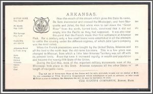 Arkansas Youth's Companion Map c1891 - [AR-005]