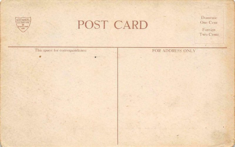 A Fallen Giant, Oregon, Moore's Restaurant, Portland c1910s Vintage Postcard