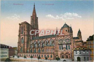 Postcard Old Strasbourg La Cathedrale