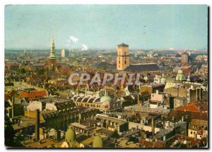 Postcard Old Luftbild von Kopenhagen mit der Frauenkirche