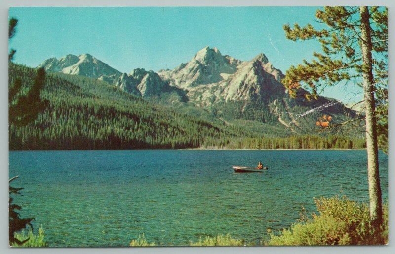 Stanley Idaho~Stanley Lake In Sawtooth Mountains~Vintage Postcard