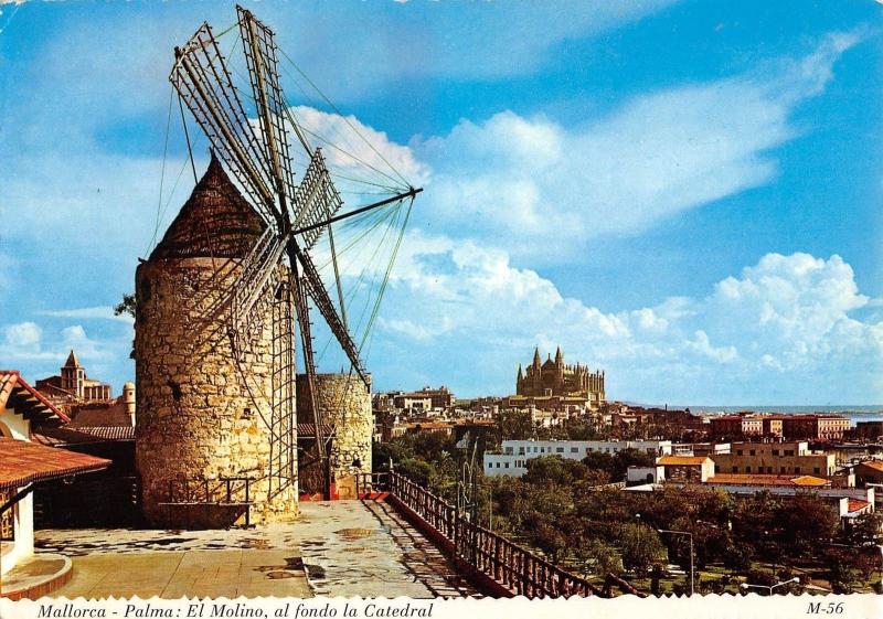 B99140 mallorca palma el molino spain  windmill mill moulin a vent