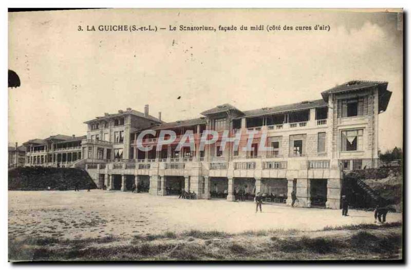 Old Postcard La Guiche Sanatorium fa?ade du Midi