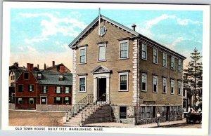 Postcard HOUSE SCENE Marblehead Massachusetts MA AK5380