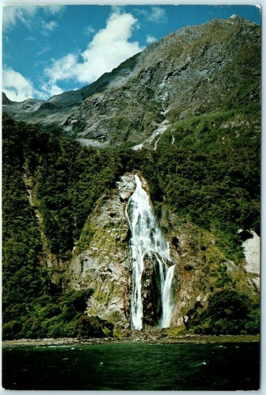 Postcard - Bowen Falls, Milford Sound, Southland, New Zealand 