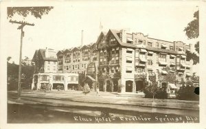 c1920 RPPC Postcard; Elms Hotel, Excelsior Springs MO used unposted