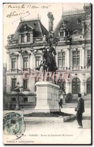 Old Postcard Vannes Statue Connetable Richemont Horse Horse