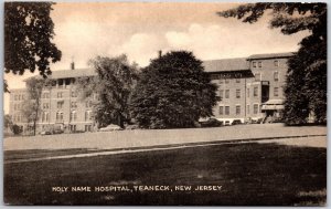 1946 Holy Name Hospital Teaneck New Jersey NJ Medical Building Posted Postcard