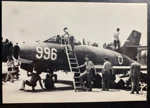 Mint Israel Real Picture Postcard RPPC 6 Days War 1967 Air Force Fighter Plane