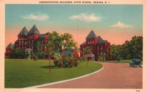 Vintage Postcard Administration Buildings State School Newark New York WM. Jubb