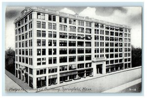 1912 Phelps Publishing Co Building, Springfield, Massachusetts MA Postcard