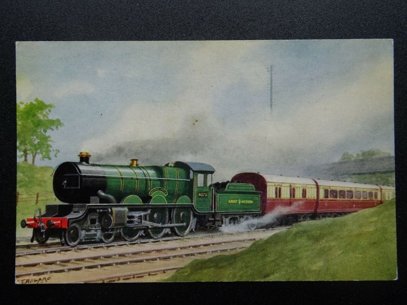 GWR Great Western Railway LOCO No.4073 CAERPHILLY CASTLE - Old Postcard