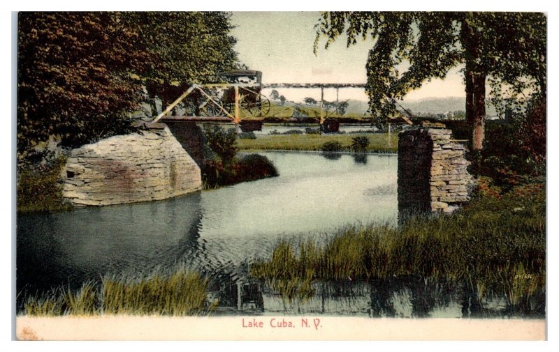 1907 Lake Cuba, NY Postcard