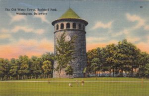 Postcard Old Water Tower Rockford Park Wilmington DE