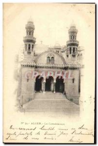 Old Postcard Alger La Cathedrale