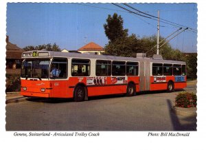 Articulated Trolley Coach, Geneve, Switzerland, Geneva Bus