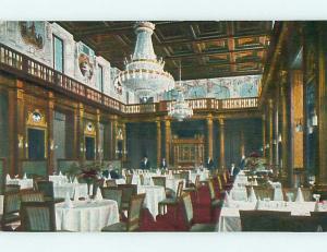 Unused 1918 NEWLY BUILT KURTHAUS WEINSALON RESTAURANT Wiesbaden GERMANY s1650