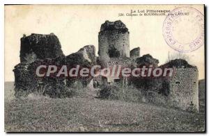 Postcard Ancient castle of Roussillon Pres Cahors Lot Picturesque