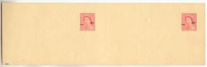 Uncut Pair, Elizabeth II 4C Revalued, 3C  Postcard, Canada Postal Sta...