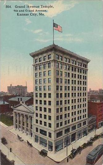 Missouri Kansas City Grand Avenue Temple 9th And Grand Avenue 1914