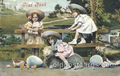 Sheep Children, Child, Unused crease right bottom corner, yellowing on back f...