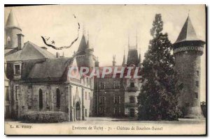 Postcard Old Surroundings of Vichy Chateau Bourbon Busset