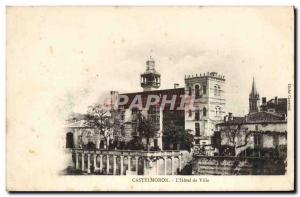 Old Postcard Castelmoron L & # City 39hotel