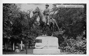 General McPherson statue McPherson Kansas  