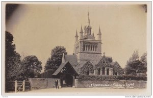 RP, Man Standing Infront Of The Whippingham Church, Isle Of Wight, England, U...