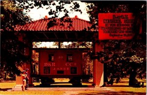 Oneonta, NY New York  SHRINE OF THE BROTHERHOOD OF RAILROAD TRAINMEN   Postcard