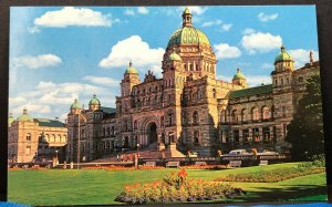 Vintage Postcard Canada British Columbia Victoria Parliament Building 1960s