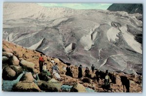 1910 Canada Postcard Illecillewaet Glacier Canadian Rock Mountain Exterior View
