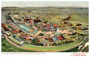 18377 MA  Revere Beach  Aerial View of Wonderland