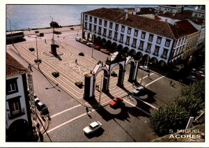 Portugal Azores San Miguel Goncalo Velho Square