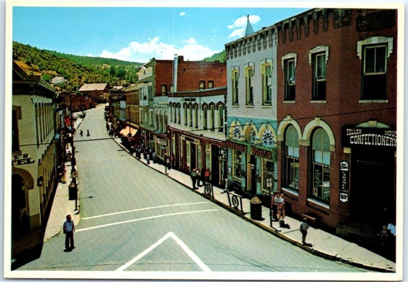 Postcard - Main Street - Central City, Colorado