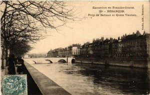 CPA BESANCON - Pont de Battant et Quais Vauban (487052)