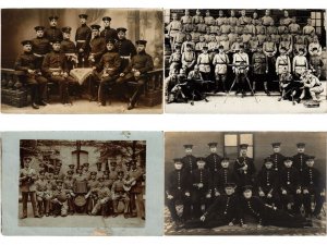 MILITARY, 250 Vintage Postcards Mostly pre-1940 (L6200)